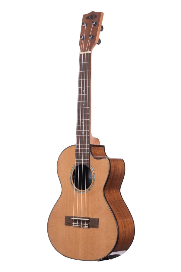 Kala Solid Cedar Top Tenor Cutaway