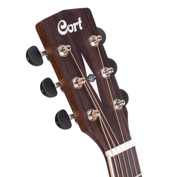 Cort Earth100 Solid Top Acoustic Guitar w/ Gig Bag - Natural Gloss - Image 8