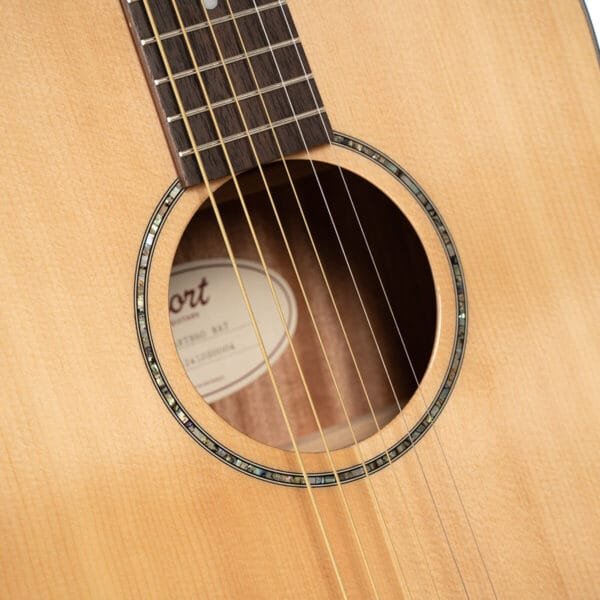 Cort Earth 60 Solid Top Acoustic Guitar - Image 6