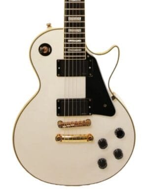2017 Epiphone Les Paul Classic Custom Pro - Alpine White w/ EMG Pickups