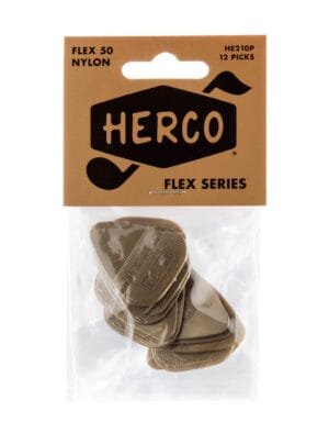 Herco Flex 50 Medium Nylon Picks - 12 Pack