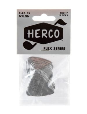 Herco Flex 75 Heavy Nylon Picks - 12 Pack