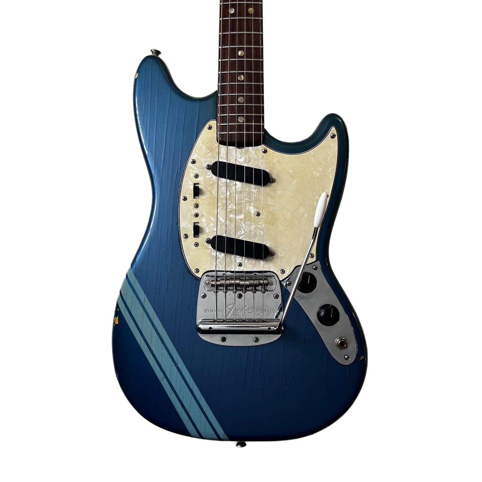 1972 Fender Mustang Guitar - Competition Burgundy