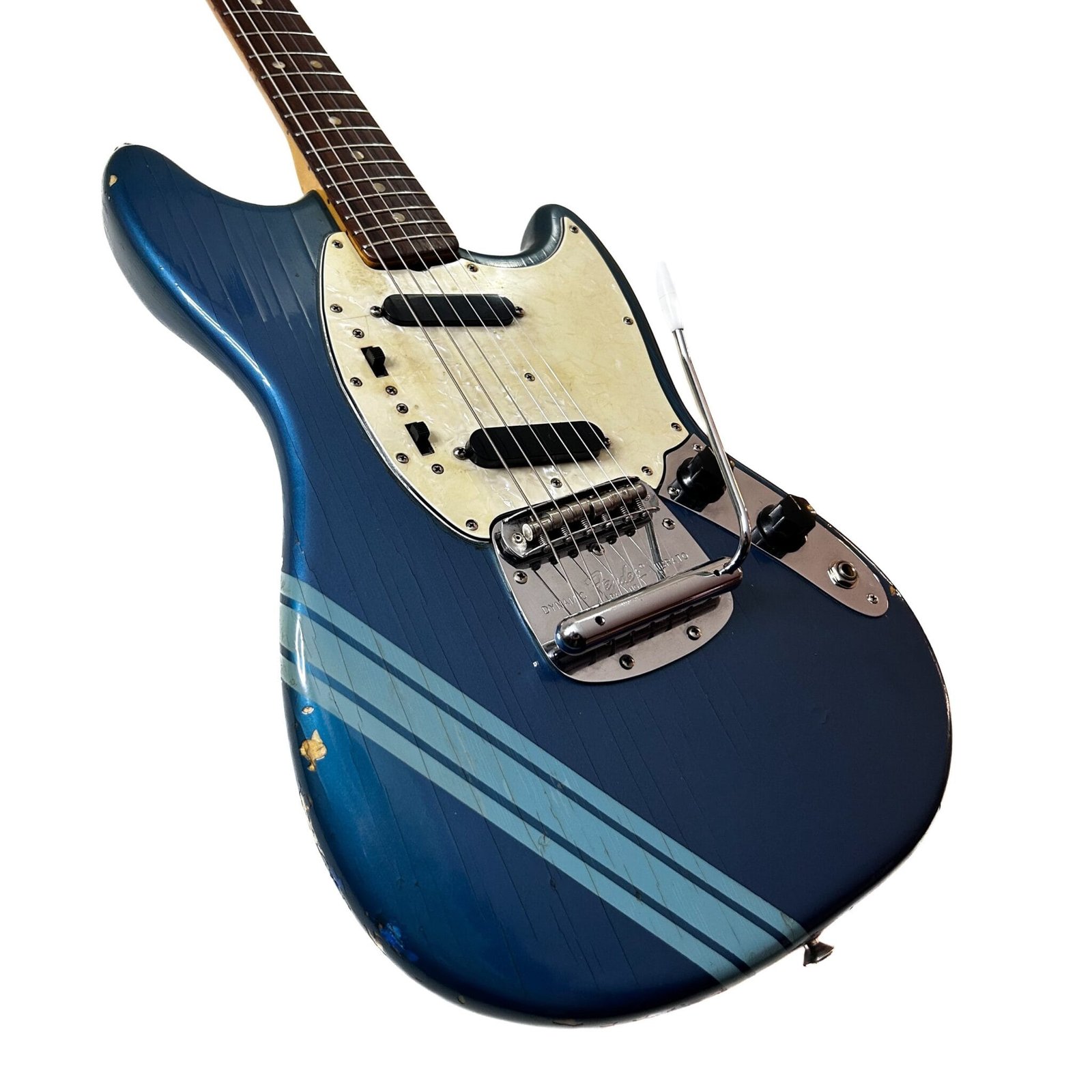 1972 Fender Mustang Guitar - Competition Burgundy - Image 5