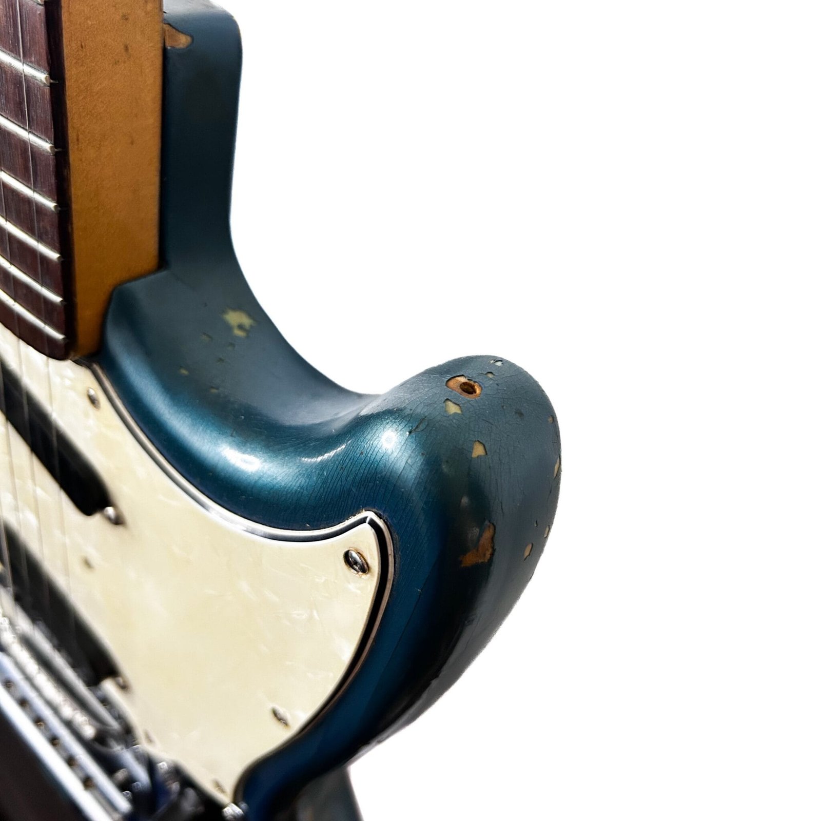 1972 Fender Mustang Guitar - Competition Burgundy - Image 6