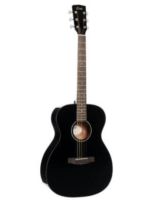 Cort L60 Solid Top Grand Concert w/ Gig Bag - Black