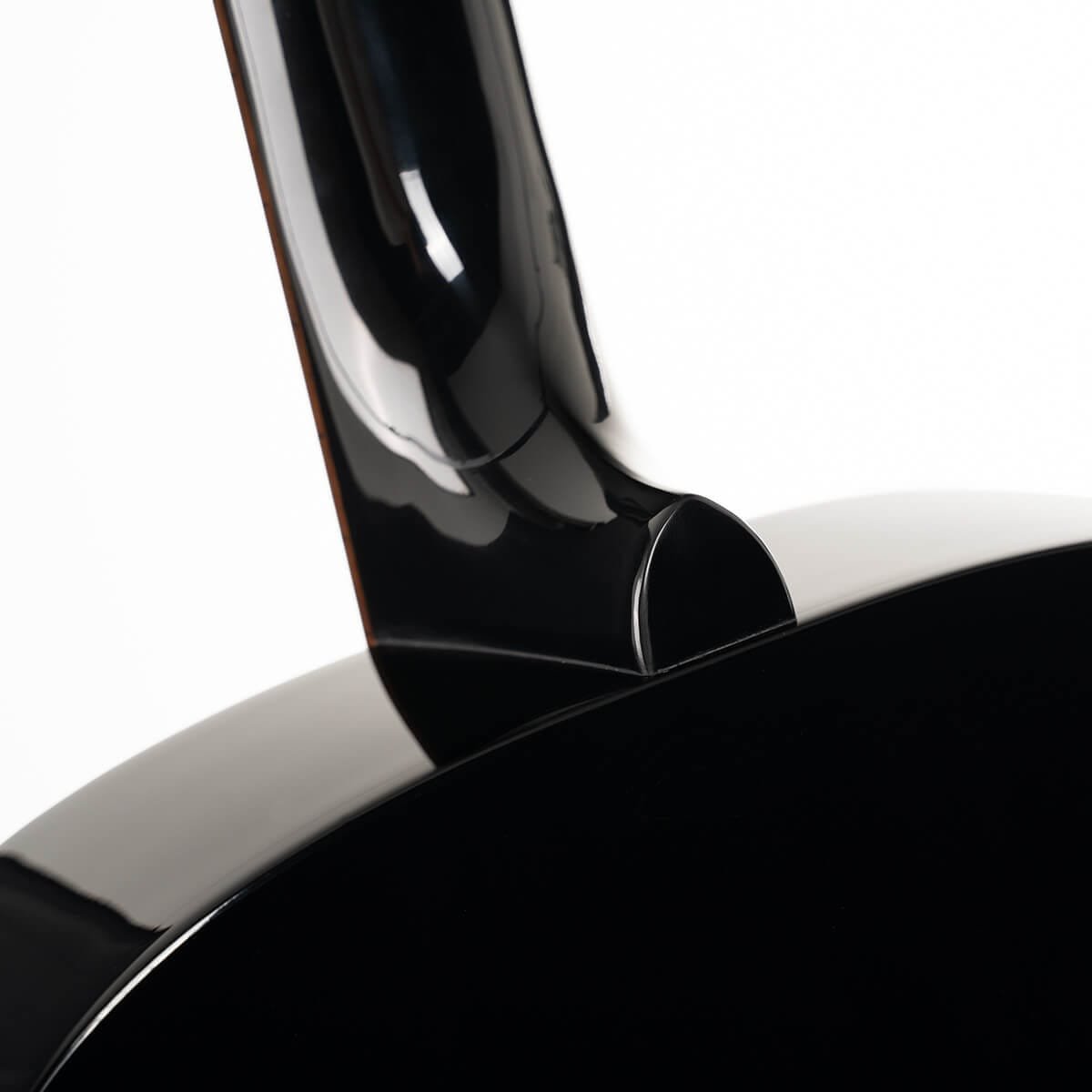 Cort L60 Solid Top Grand Concert w/ Gig Bag - Black - Image 9