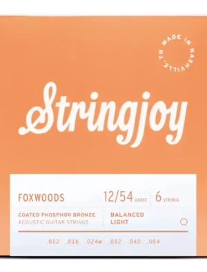 Stringjoy Foxwoods - Coated Acoustic Guitar Strings