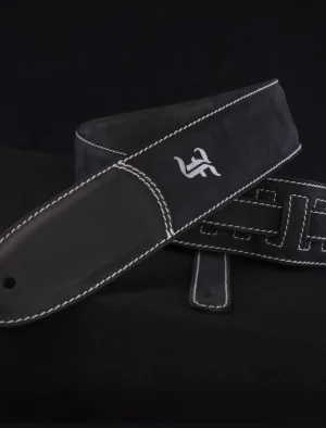 Furch Premium Leather Guitar Strap - Black