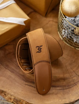 Furch Premium Leather Guitar Strap - Brown