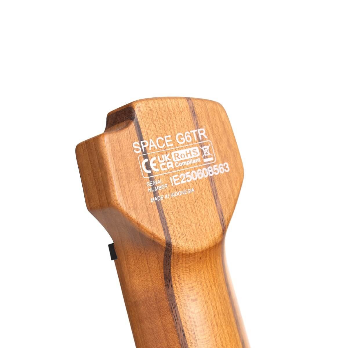 Cort Space Headless Guitar - Semi Gloss Lava - Image 9