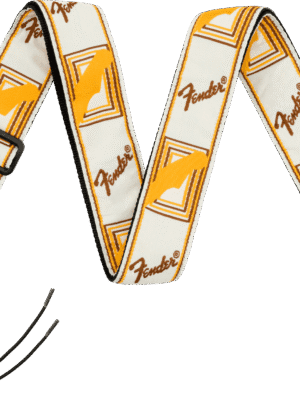 Fender Strap - White / Brown / Yellow