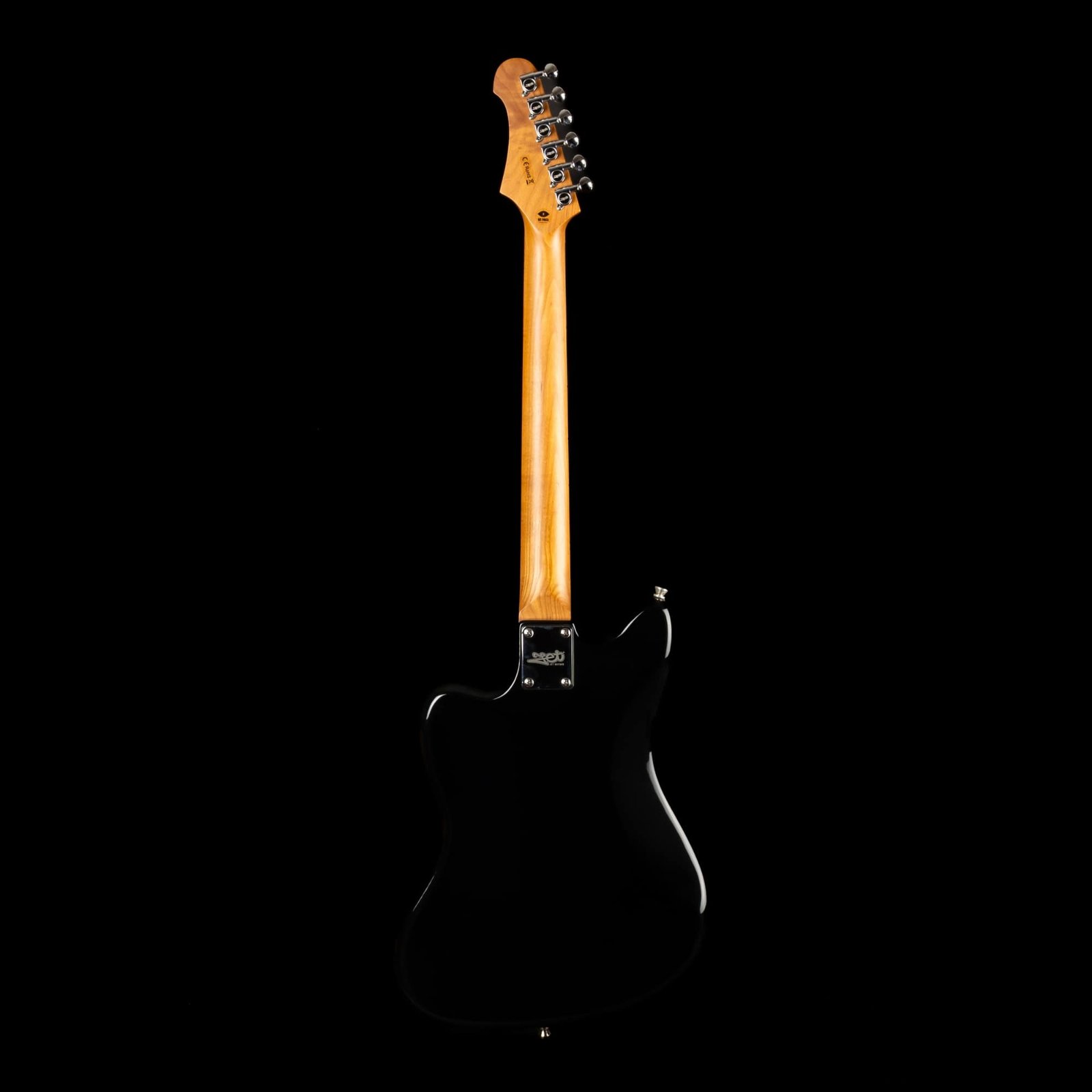 JET JJ-350 - Black w/ Gold Pickguard - Image 2