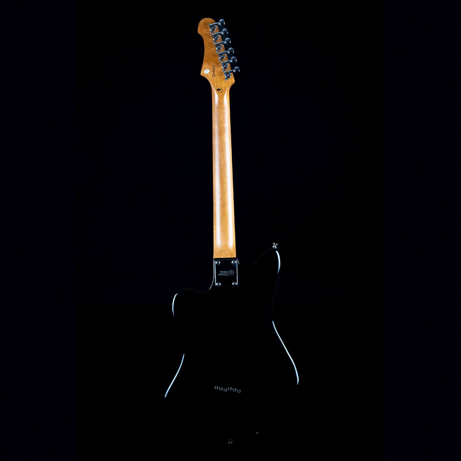 JET JJ-350 - Black w/ Tort Pickguard - Image 2