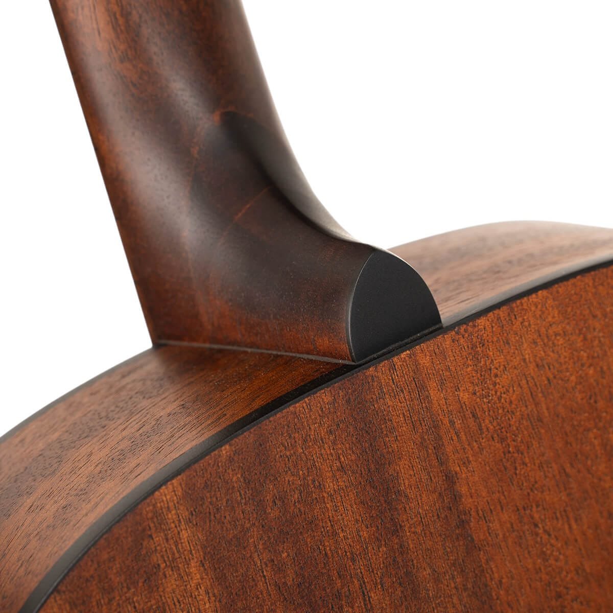 Cort L60 Solid Top Grand Concert w/ Gig Bag - Mahogany - Image 8