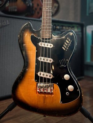 Used - 1963 Burns Vista Sonic Bass w/Gator Case