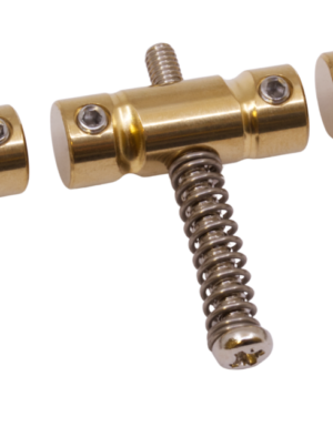 Gotoh Guitar Bridge Saddles - In-Tune, Compensated, for Telecaster - Brass