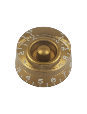 Speed Knob - Embossed, 24 Spline, Gibson Style - Gold