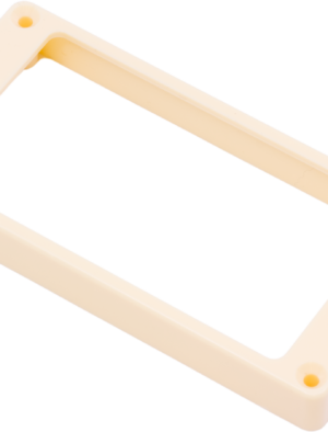 Mounting Ring - Humbucker, Flat bottom, Tapered, Plastic - Bridge / Cream