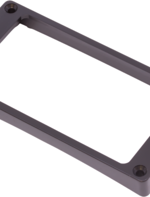 Mounting Ring - Humbucker, Curved bottom, Tapered, Plastic - Bridge / Black