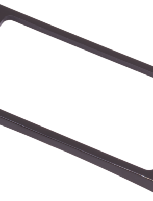 Mounting Ring - Humbucker, Curved bottom, Tapered, Plastic - Neck / Black