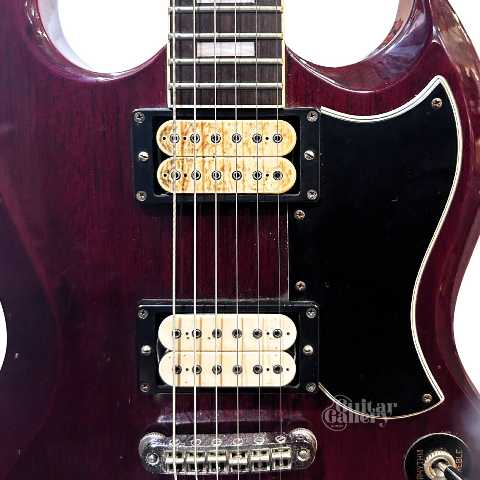 Used - 1981 Aria Pro II SL-500D - Cherry Wine - Image 4