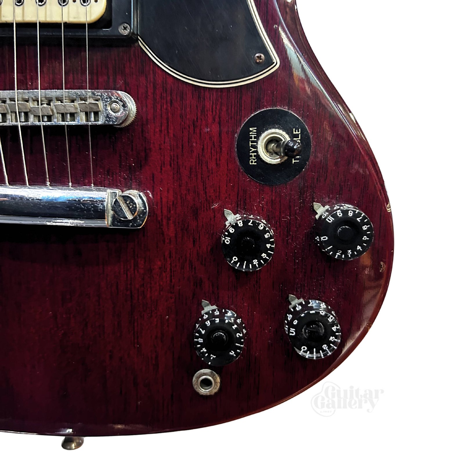Used - 1981 Aria Pro II SL-500D - Cherry Wine - Image 5