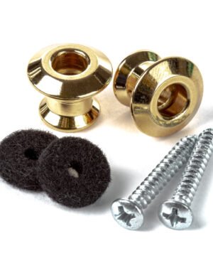 Dunlop Straplok - Dual Design, Gold