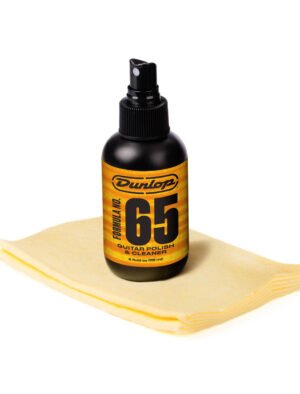 Dunlop Formula 65 Guitar Polish & Cleaner w/ Polishing Cloth