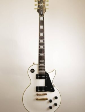 Used - 2017 Epiphone Les Paul Classic Custom Pro - Alpine White w/ Mr Glyn Pickups