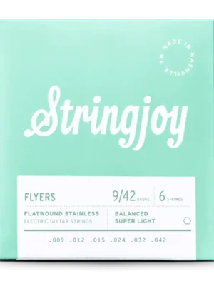 Stringjoy Flyers - Flatwound Electric Guitar Strings 9-42