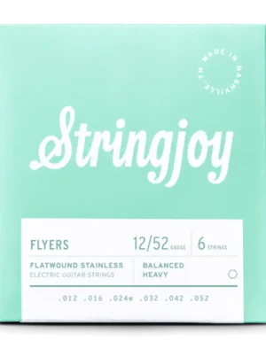 Stringjoy Flyers - Flatwound Electric Guitar Strings 12-52