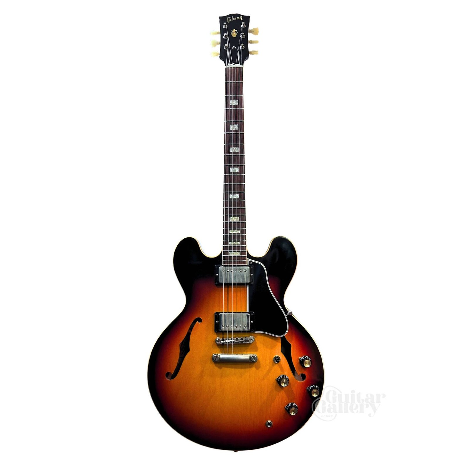Used - 2019 Gibson Custom Shop 1962 ES-335 Reissue VOS Vintage Burst w/Case - Image 2