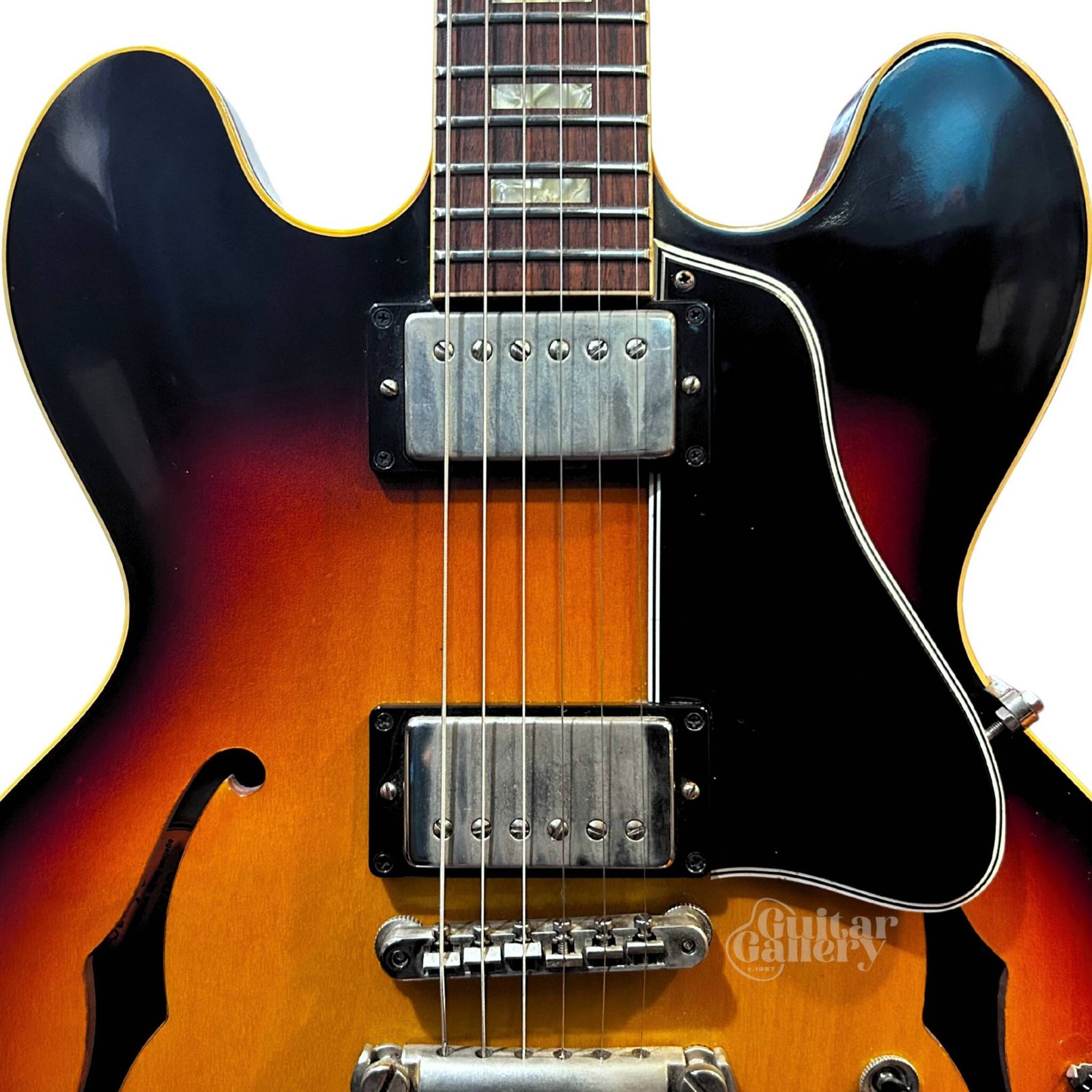 Used - 2019 Gibson Custom Shop 1962 ES-335 Reissue VOS Vintage Burst w/Case - Image 4