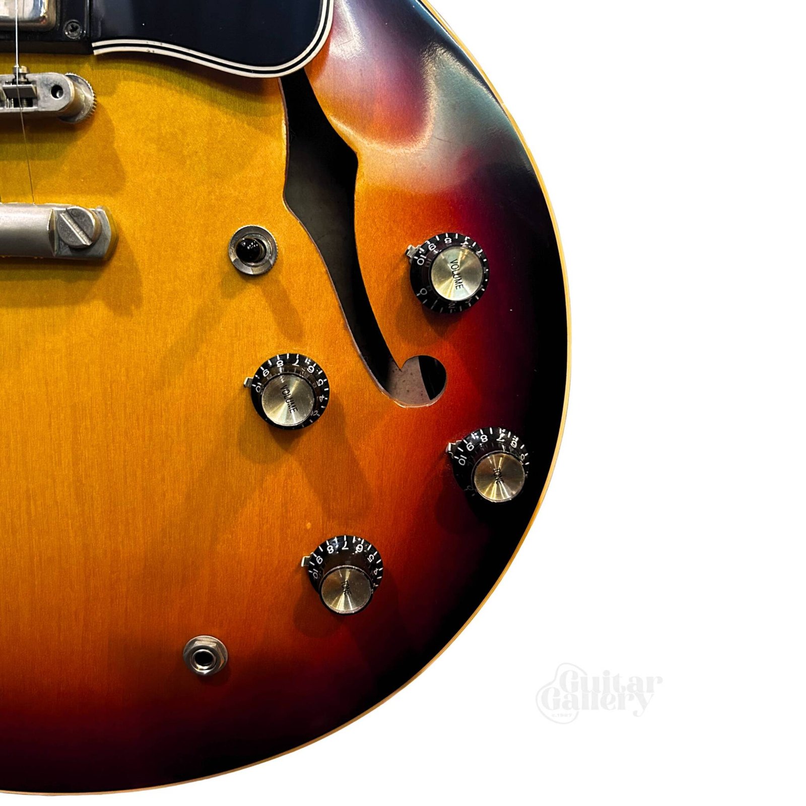Used - 2019 Gibson Custom Shop 1962 ES-335 Reissue VOS Vintage Burst w/Case - Image 5