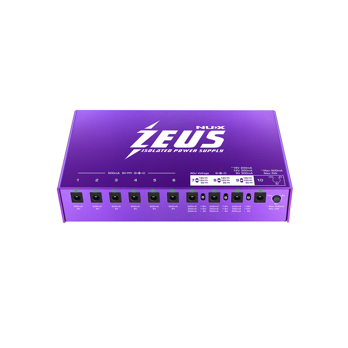 NUX Zeus 10 Output Isolated Power Supply - Image 5