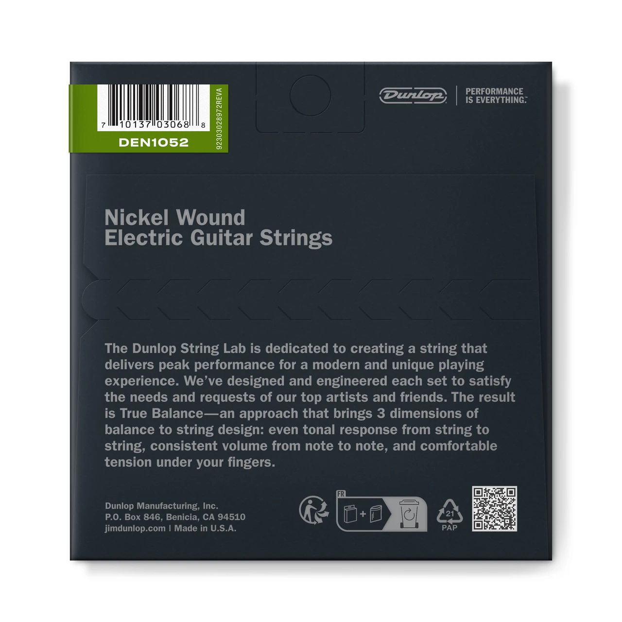Dunlop Nickel Wound Electric Guitar Strings 10-52 - Image 2